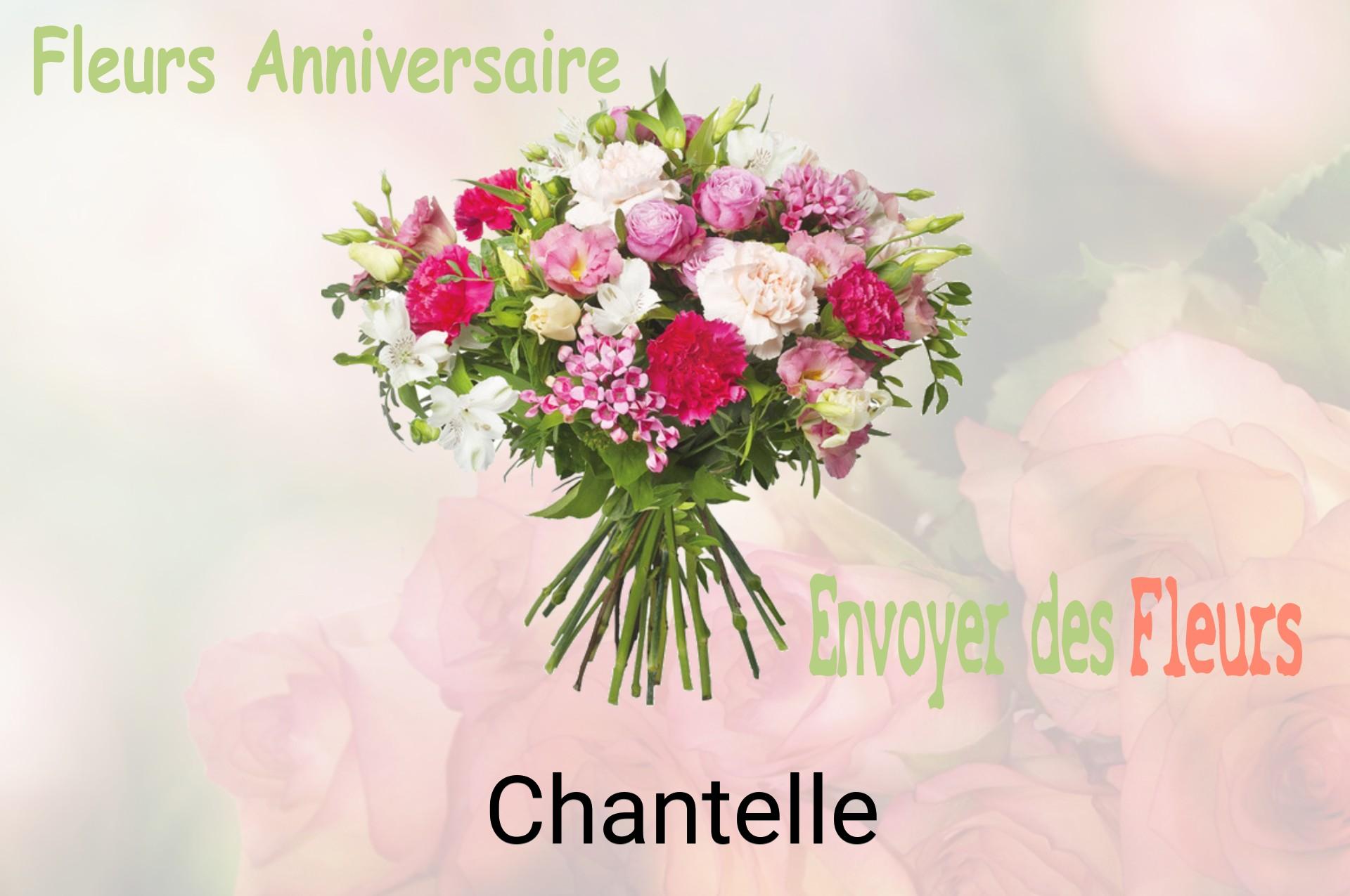 Bouquet de fleurs d’anniversaire livré à Chantelle
