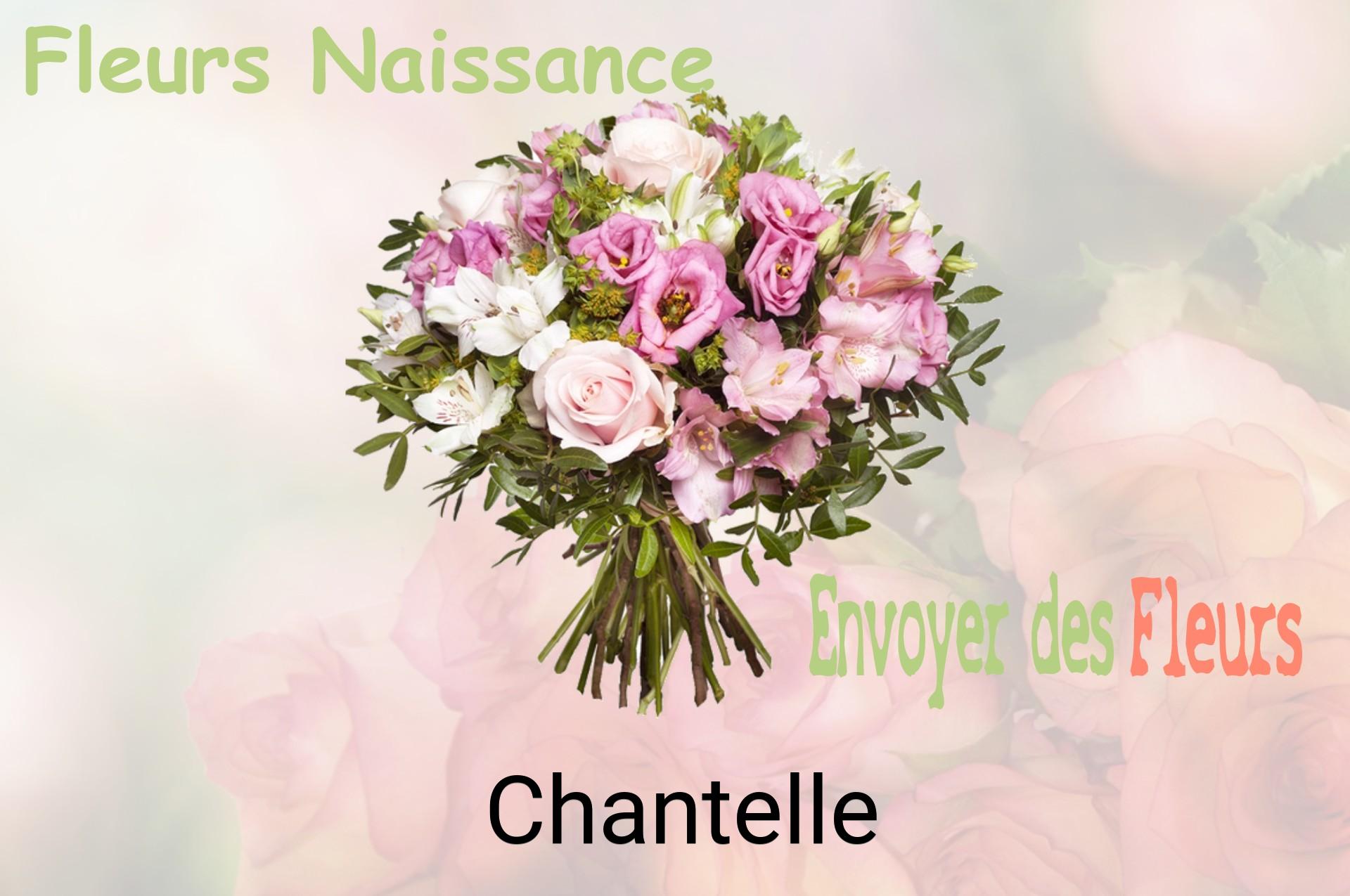 Bouquet de fleurs de naissance livré à Chantelle