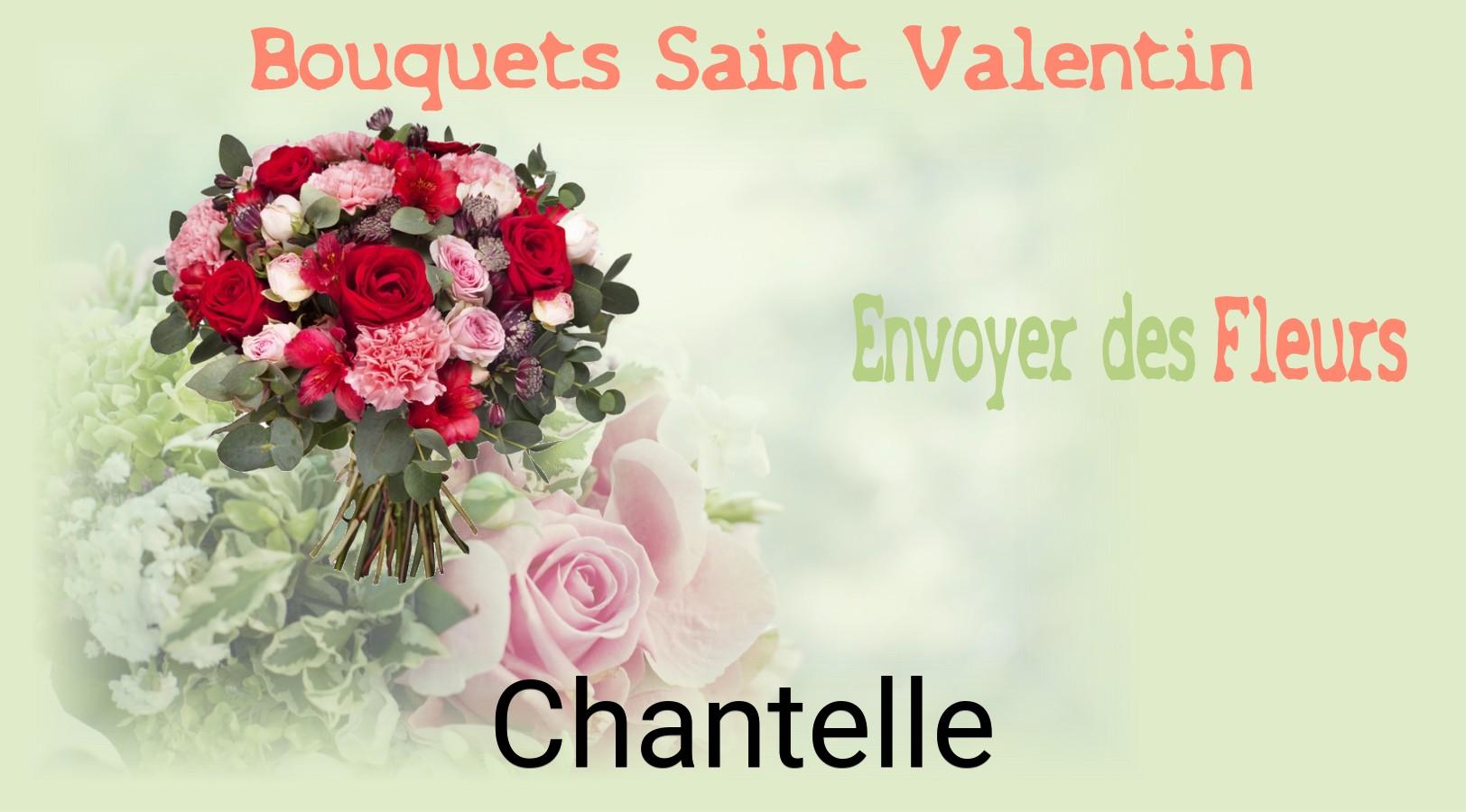 Roses de Saint-Valentin livrées à Chantelle